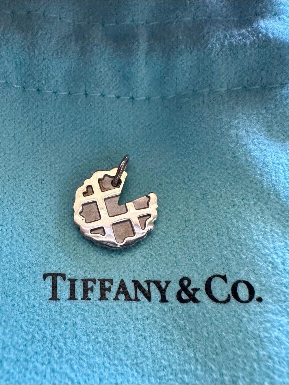Tiffany & Co. Sterling Silver Sugar Pie Charm Pendant